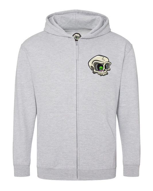 Kids Orignal Full Zip Hood By Unsubtle Skulls