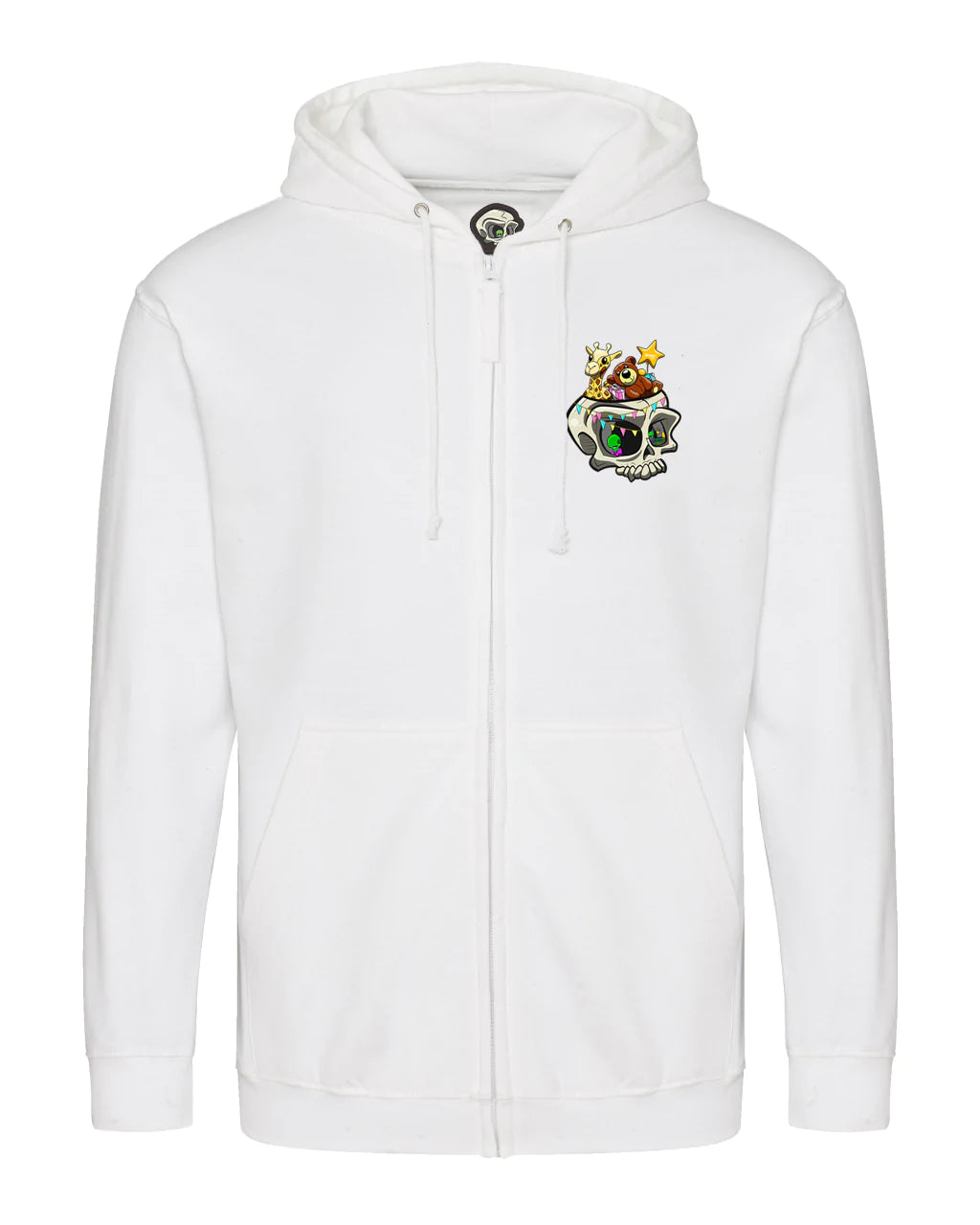 PND Mental Health Awareness Full Zip Hoodie By Unsubtle Skulls