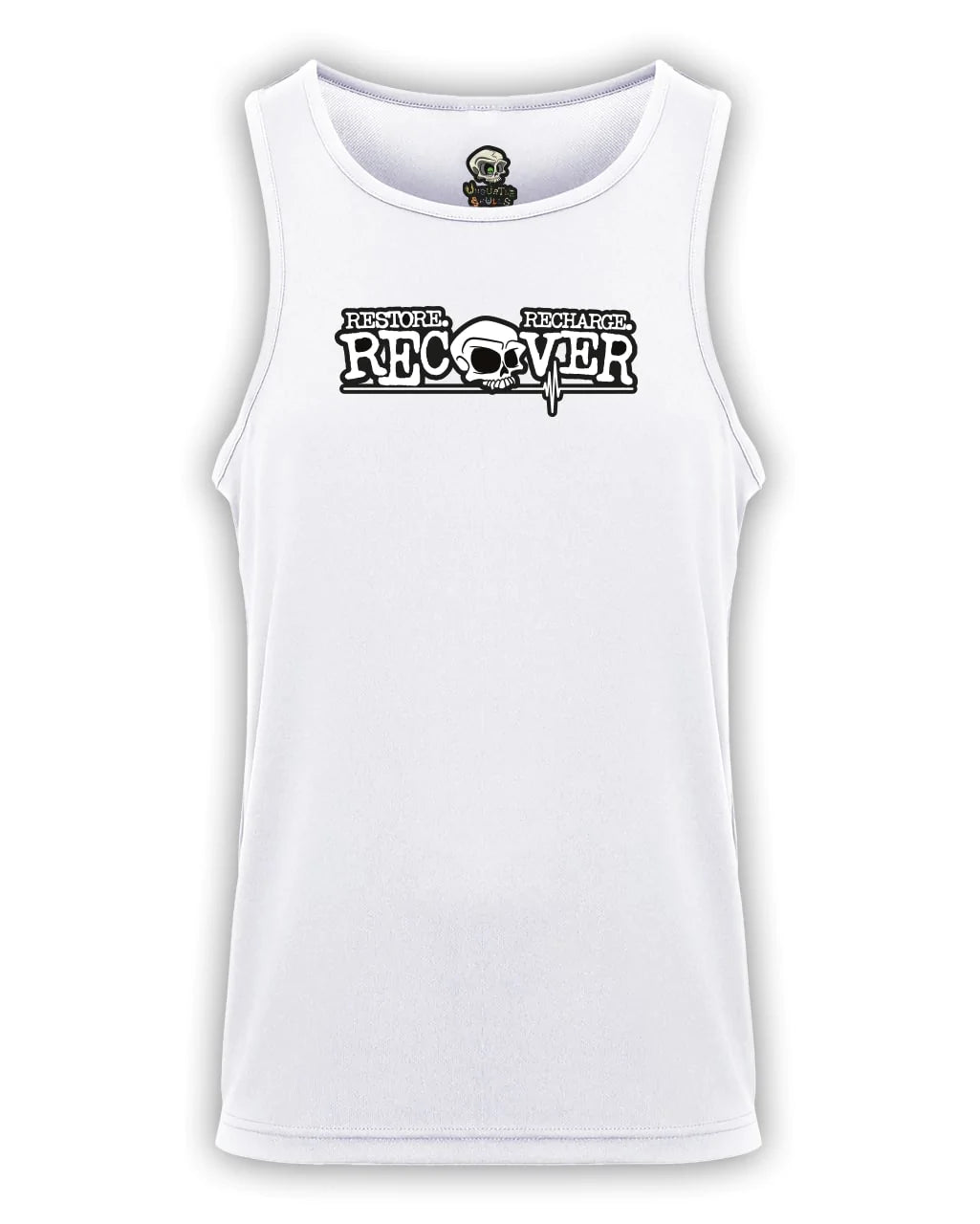 Recovery Mental Health Awareness Gym Vest By Unsubtle Skulls