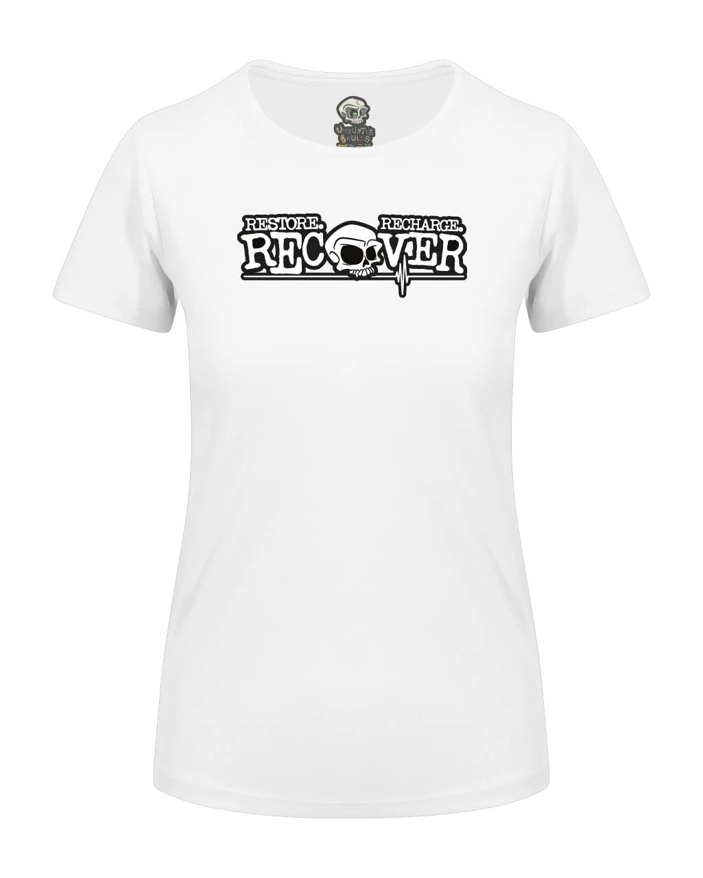 Recovery Skull Mental Health Awareness T-Shirt By Unsubtle Skulls