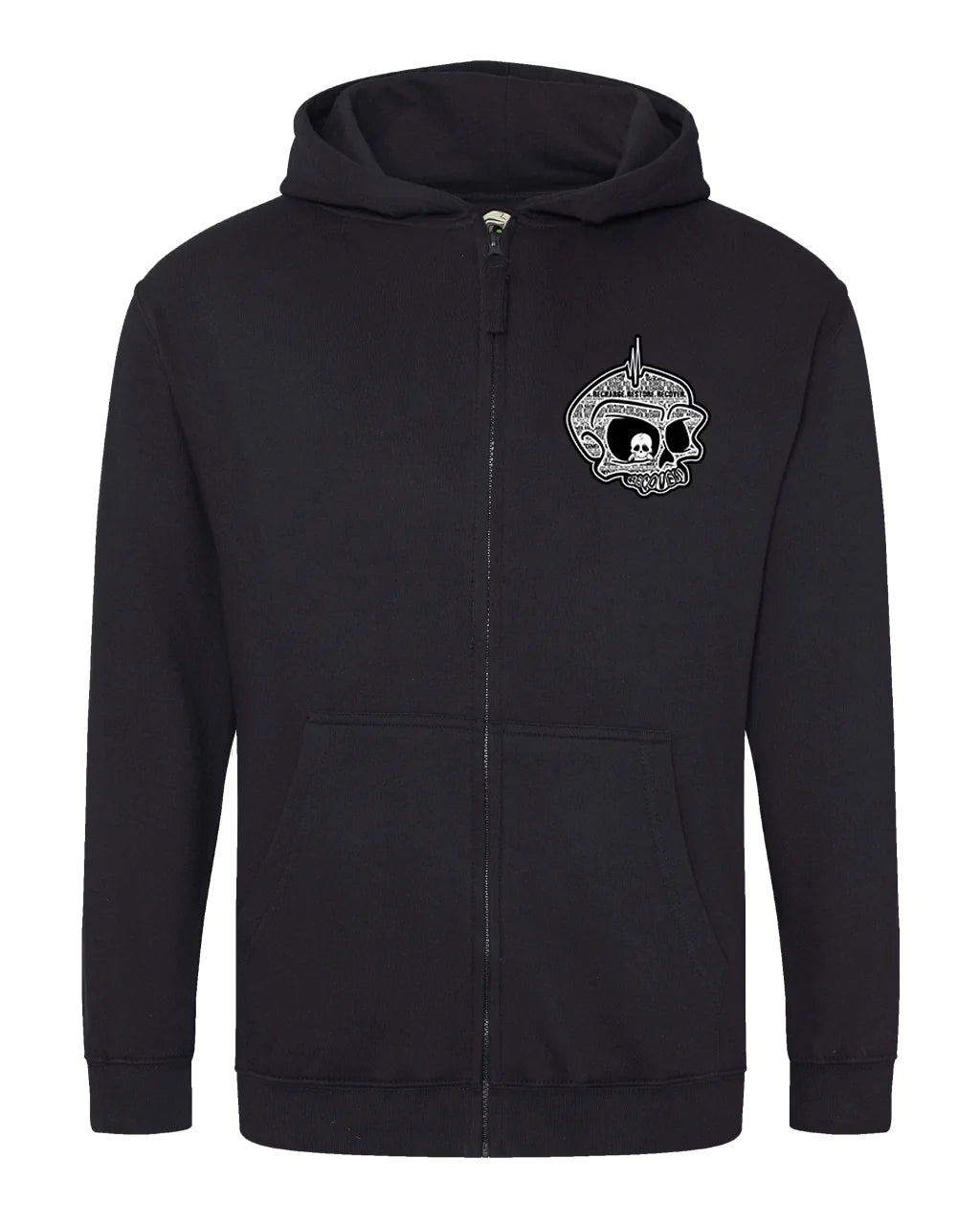 Kids Recovery Full Zip Hood By Unsubtle Skulls