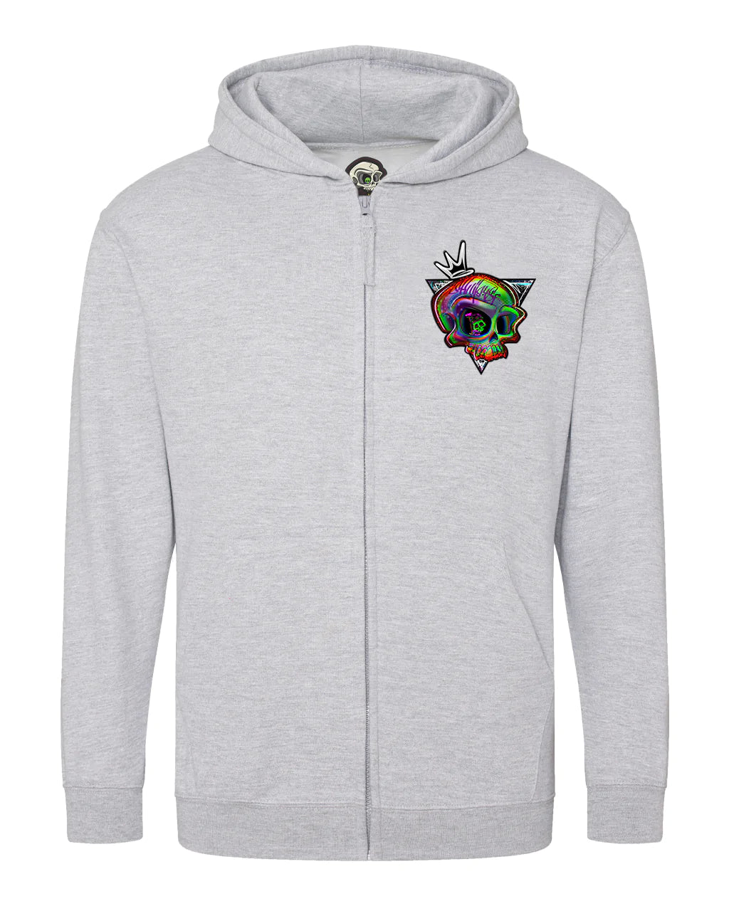 Kids Skullsy Full Zip Hood By Unsubtle Skulls