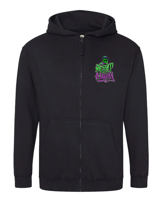 Kids Street A-Wear Full Zip Hood By Unsubtle Skulls