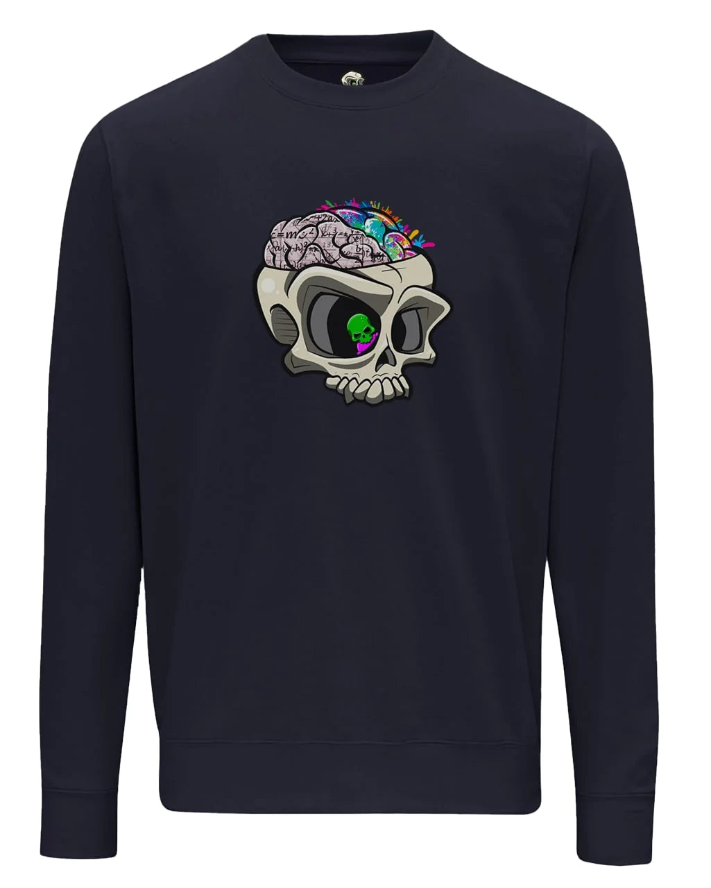 Navy ADHD Mental Health Awareness Sweater By Unsubtle Skulls