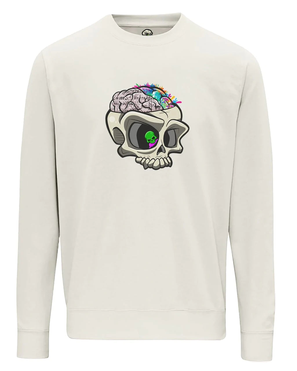 Natural ADHD Mental Health Awareness Sweater By Unsubtle Skulls