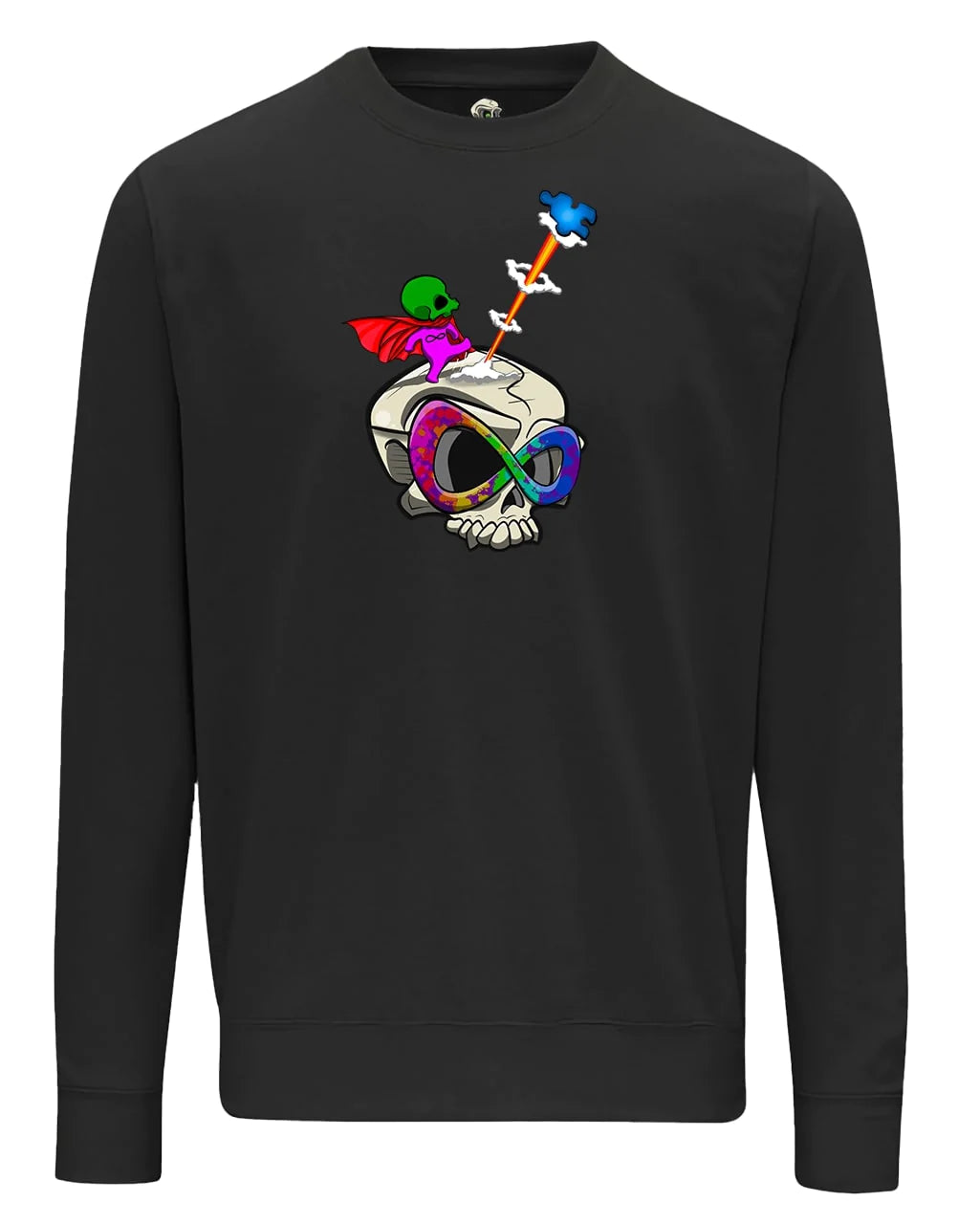 Autism Skull Sweater / Mental Health Awareness By Unsubtle Skulls