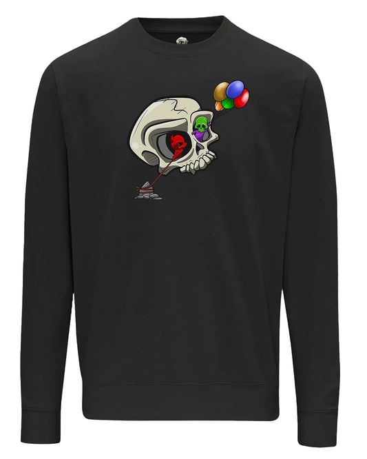 Bipolar Skull Mental Health Awareness Sweater By Unsubtle Skulls