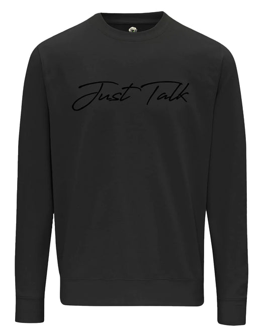 Just Talk Script Mental Health Awareness Sweater By Unsubtle Skulls