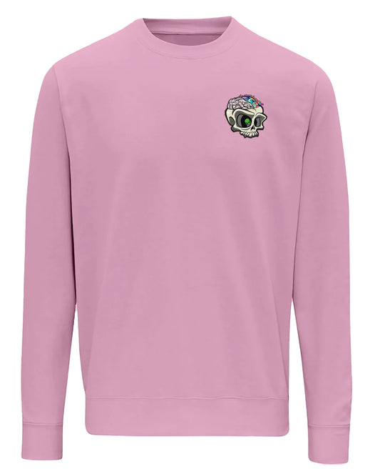 Pink ADHD Mental Health Awareness Sweater By Unsubtle Skulls