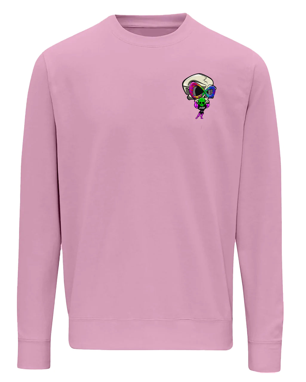 Pink ASD Mental Health Awareness Sweater By Unsubtle Skulls