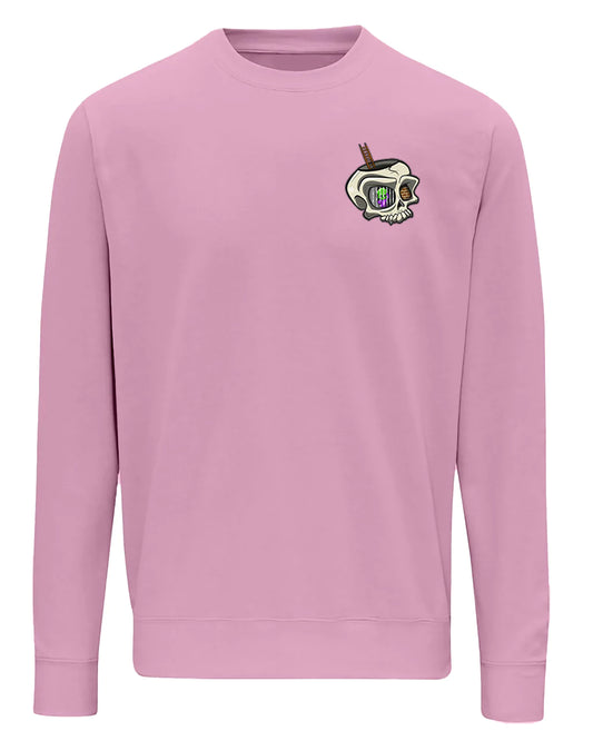 Pink Anxiety Mental Health Awareness Sweater By Unsubtle Skulls