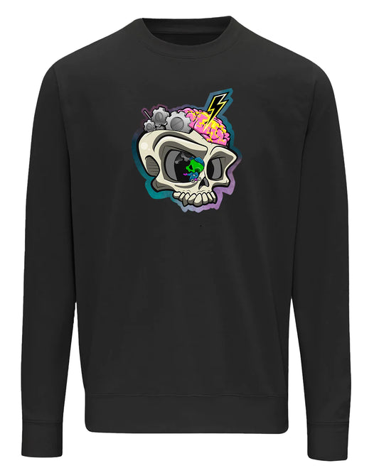 Epilepsy Awareness Skull Sweater / Mental Health Awareness