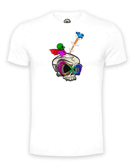 Autism Skull T-shirt / Mental Health Awareness By Unsubtle Skulls