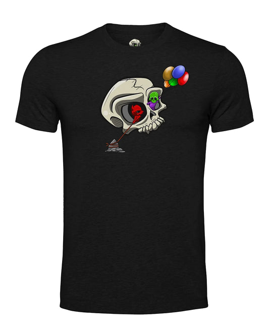 Bipolar Skull Mental Health Awareness T-Shirt By Unsubtle Skulls