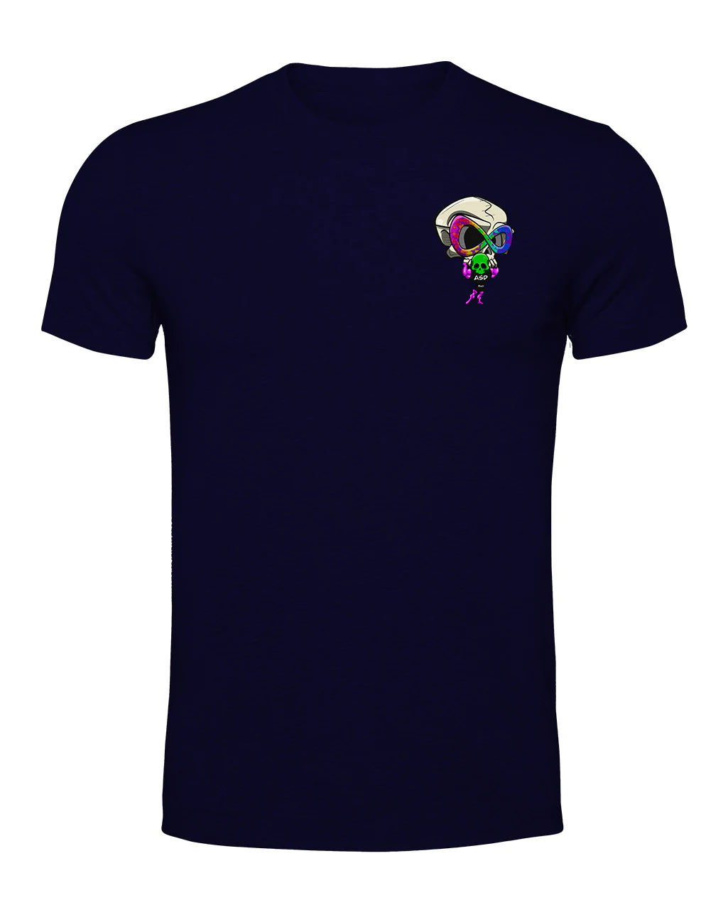 Navy ASD Mental Health Awareness T-Shirts By Unsubtle Skulls