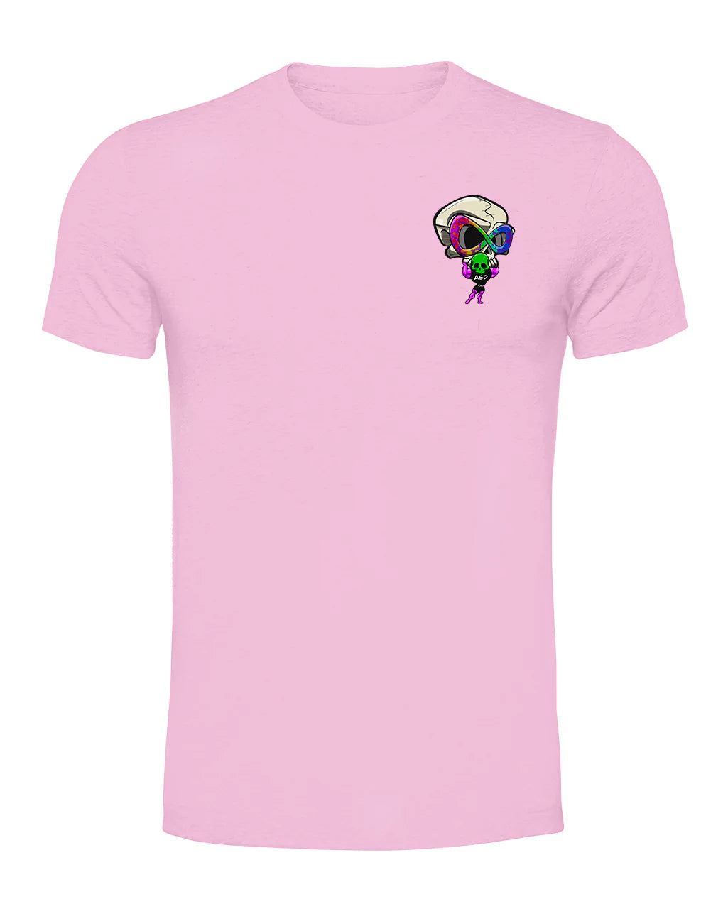 Pink ASD Mental Health Awareness T-Shirts By Unsubtle Skulls