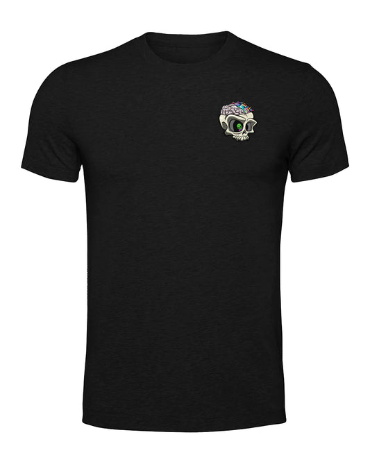 Black ADHD Mental Health Awareness T-Shirt By Unsubtle Skulls