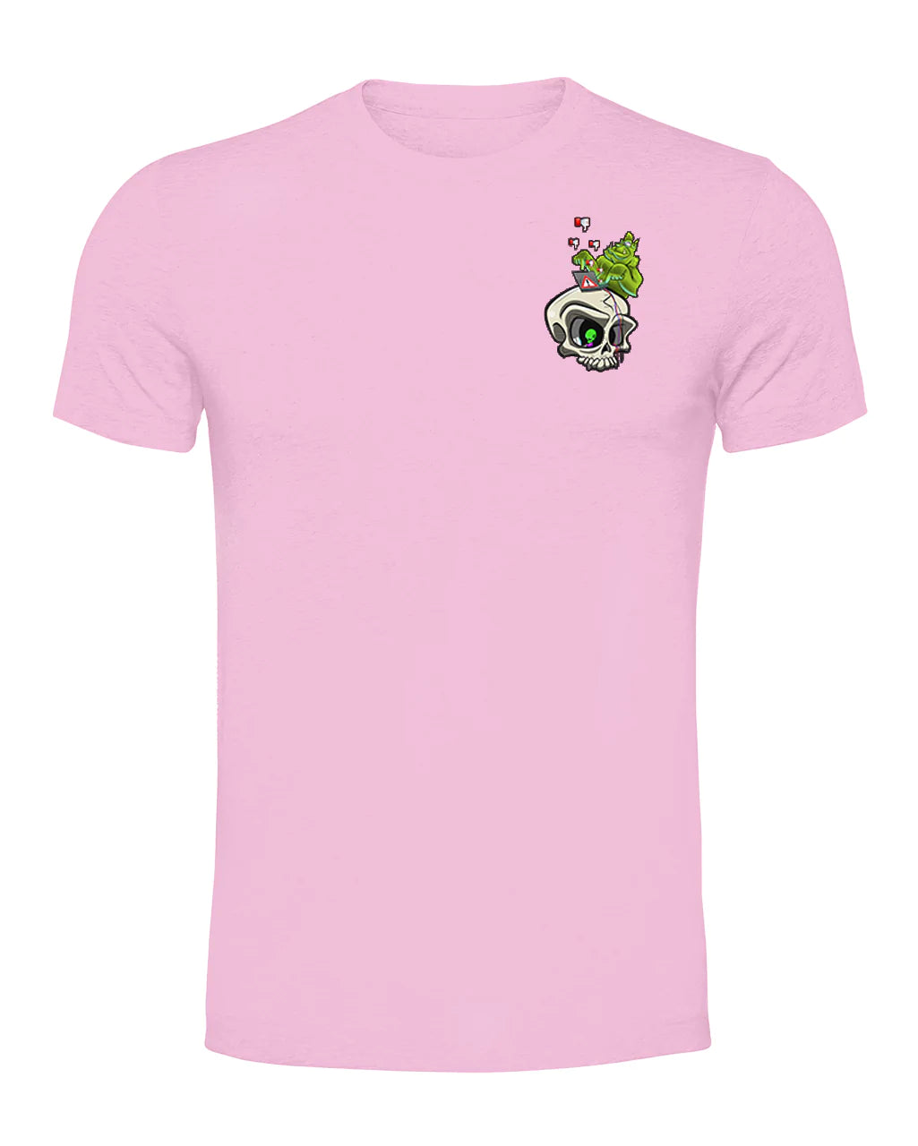 Pink Internet Troll Cyberbullying Awareness T-Shirt By Unsubtle Skulls