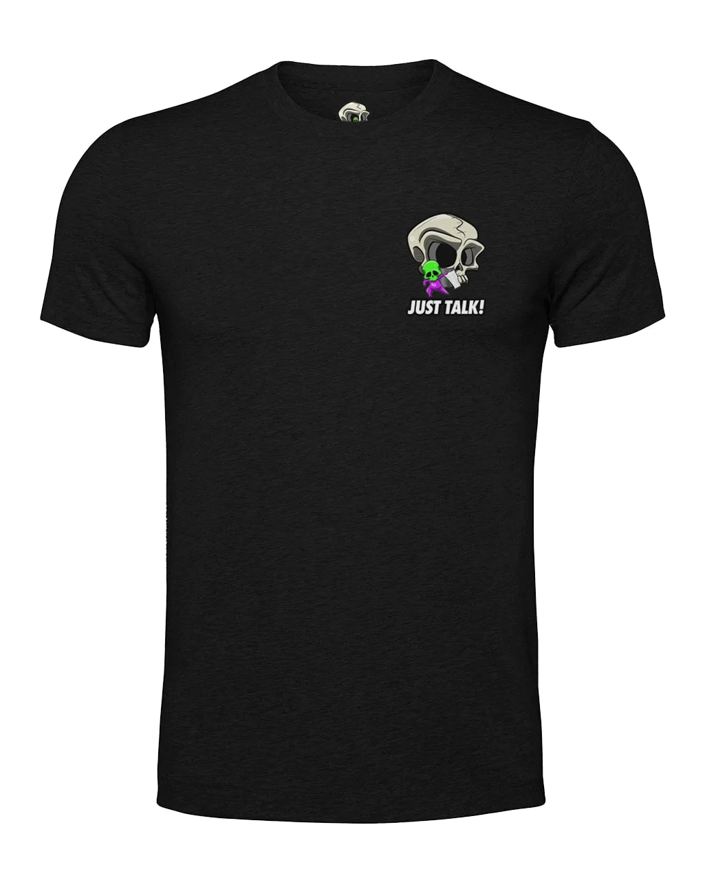 Just Talk Mental Health Awareness T-Shirt By Unsubtle Skulls