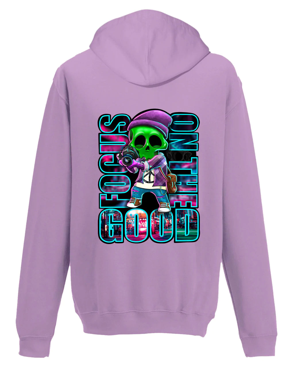 Focus On The Good Hoodie By Unsubtle Skulls