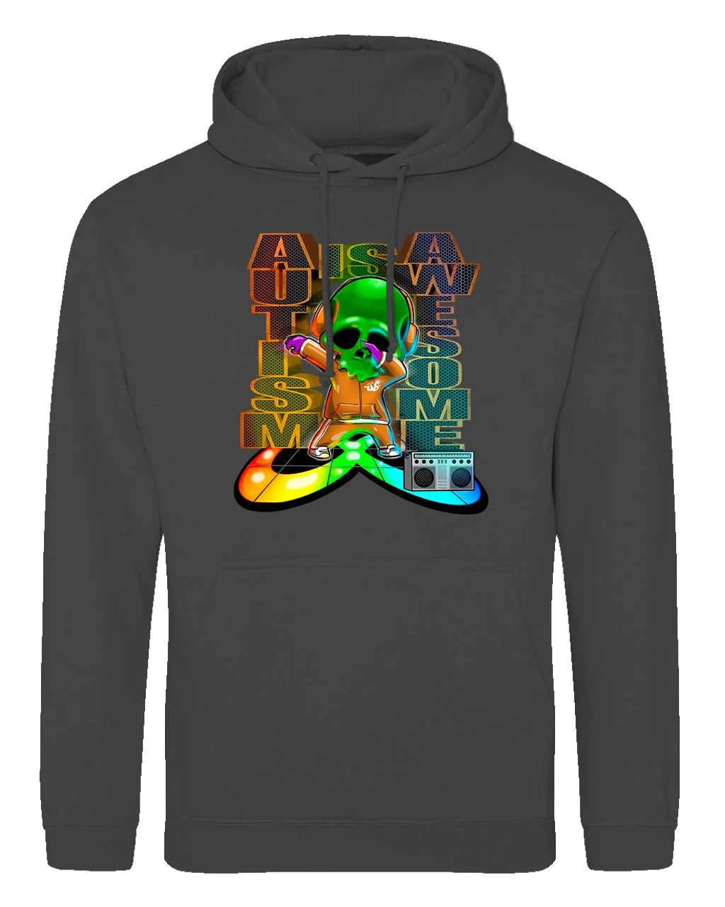 Autism Mental Health Awareness Hoodie By Unsubtle Skulls