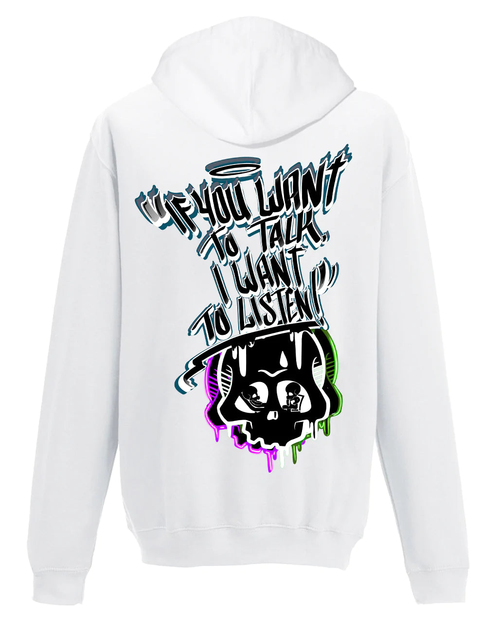 I Want To Listen Street A-Wear Hoodie / Mental Health Awareness