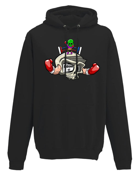 Boxing Mental Health Awareness Hoodie By Unsubtle Skulls