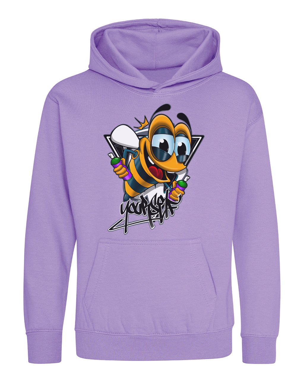 Kids Bee Yourself Front Hoodie / Mental Health Awareness