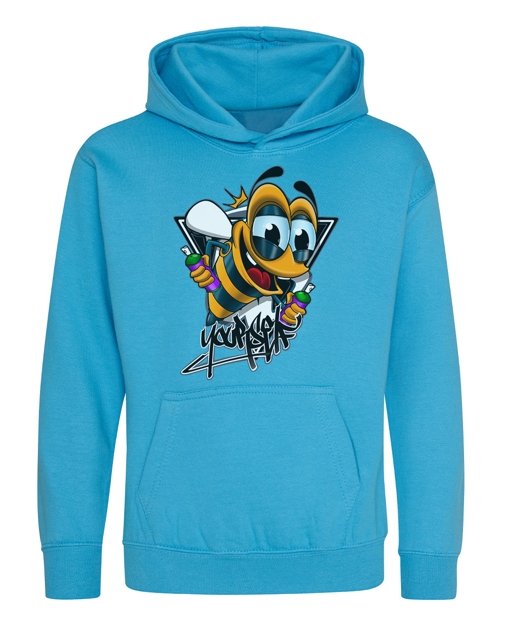 Kids Bee Yourself Front Hoodie / Mental Health Awareness