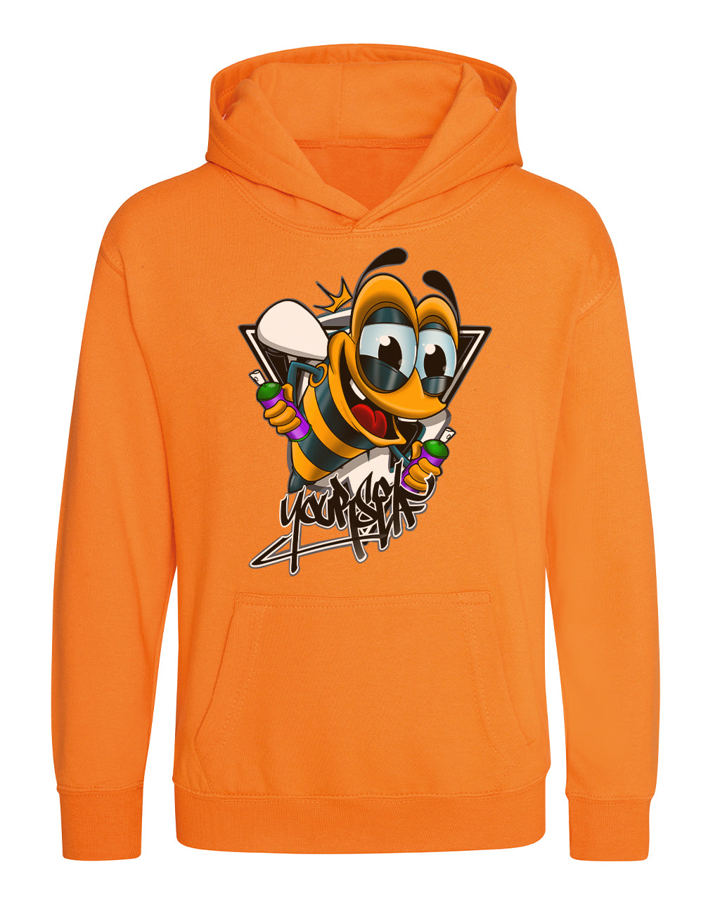 Kids Bee Yourself Front Hoodie / Mental Health Awareness