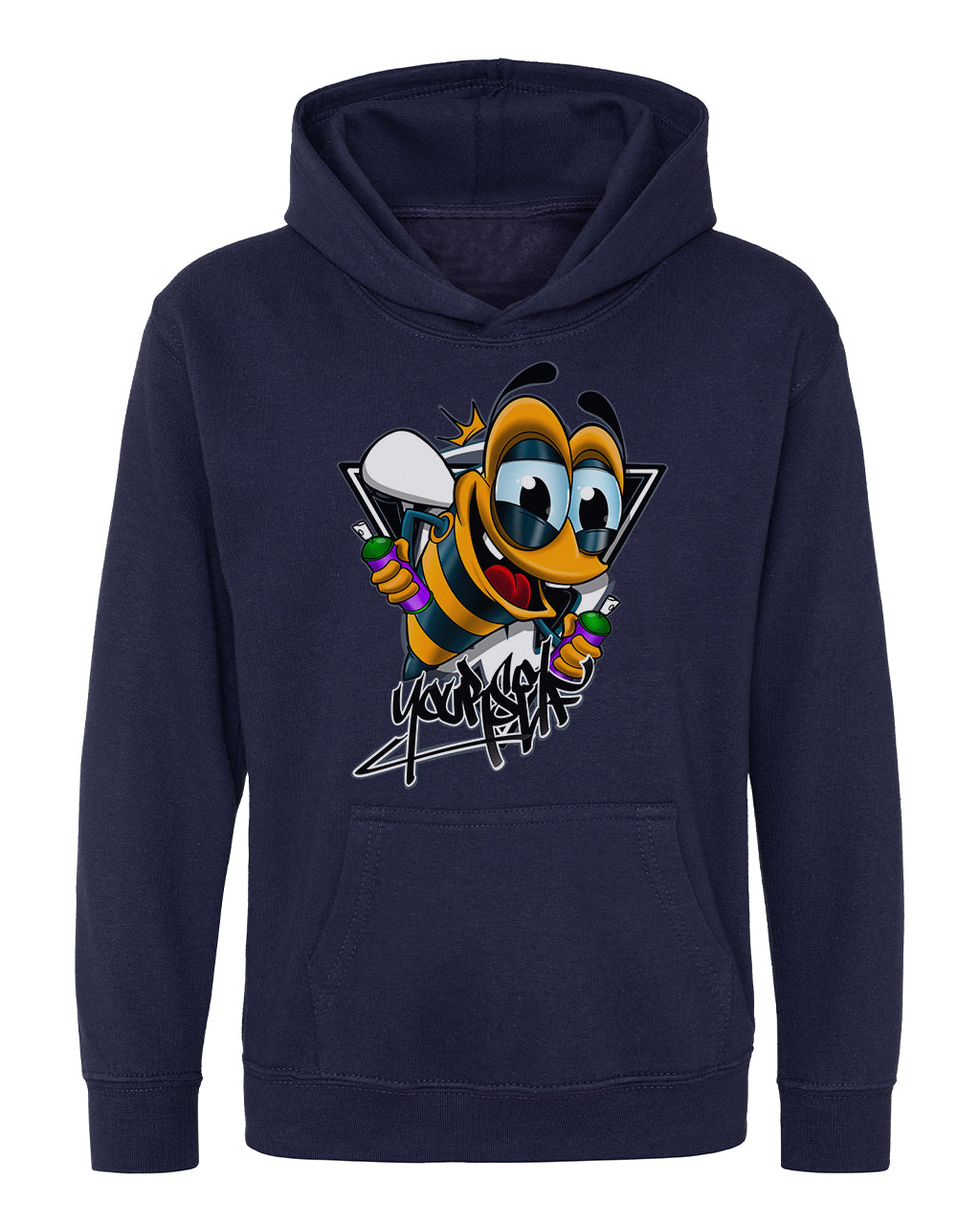 Kids Bee Yourself Front Hoodie / Mental Health Awareness