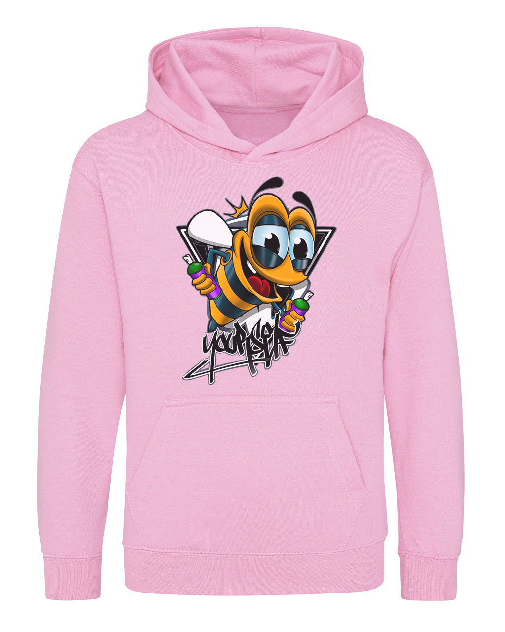 Kids Bee Yourself Front Hoodie / Mental Health Awareness