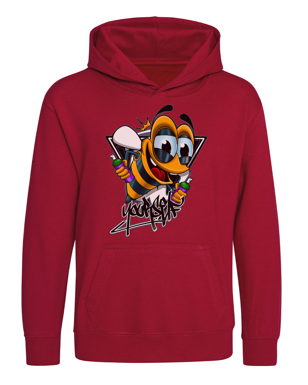 Kids Bee Yourself Front Hoodie / Mental Health Awareness