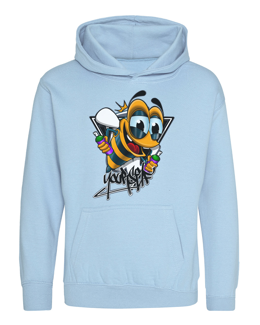 Kids Bee Yourself Front Hoodie / Mental Health Awareness