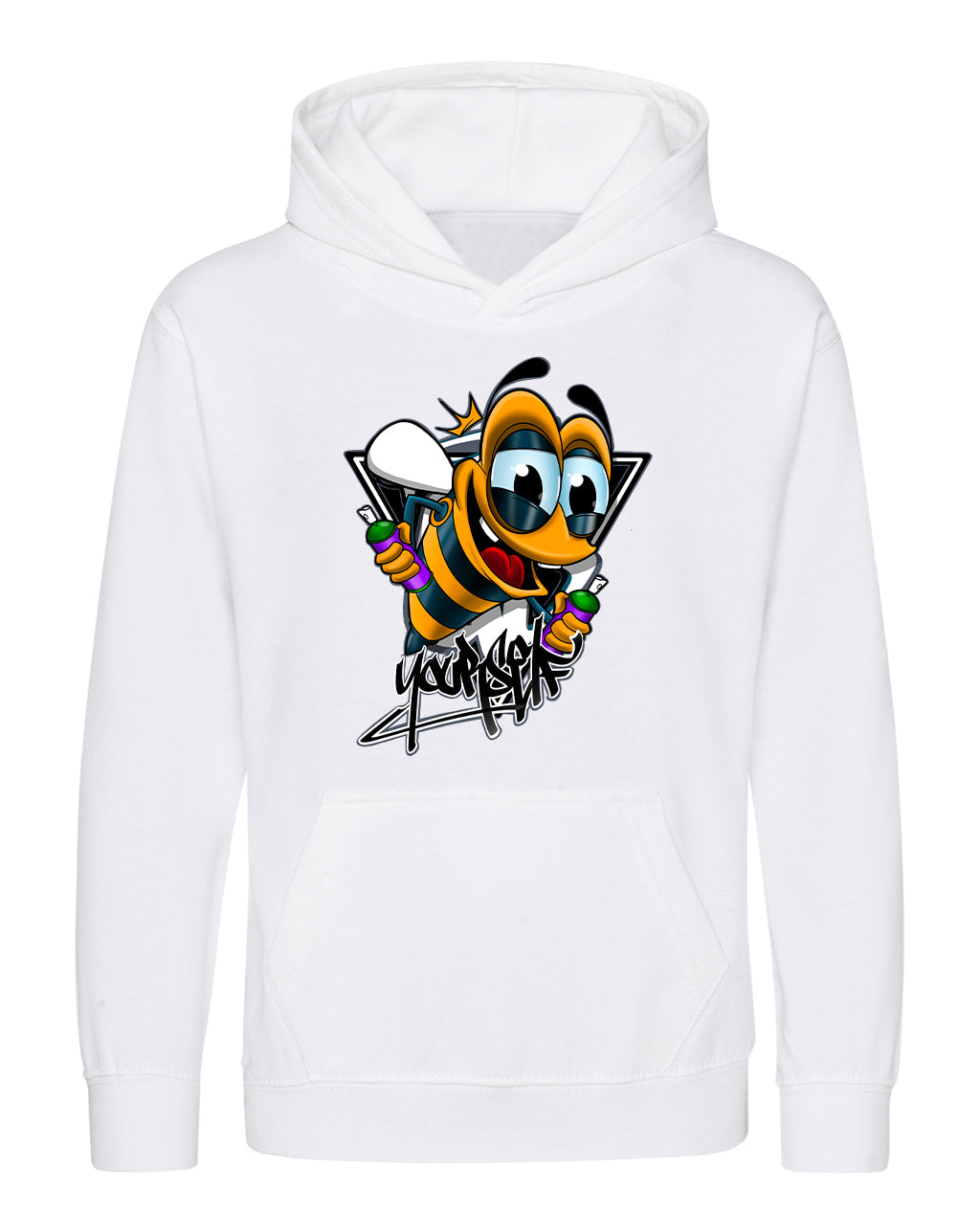 Kids Bee Yourself Front Hoodie / Mental Health Awareness