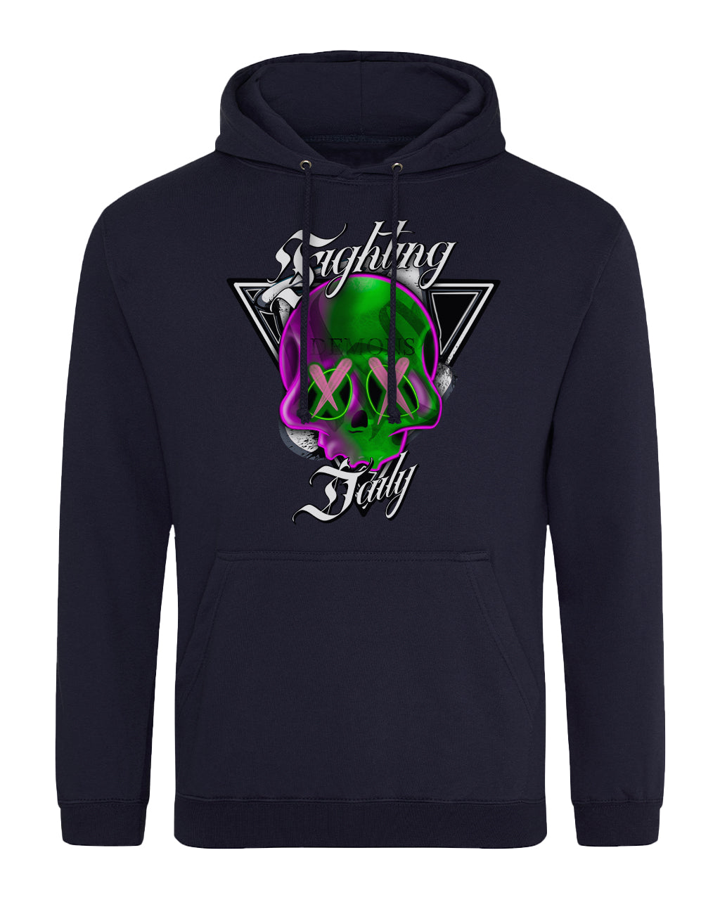 Fighting Demons Daily Front Hoodie