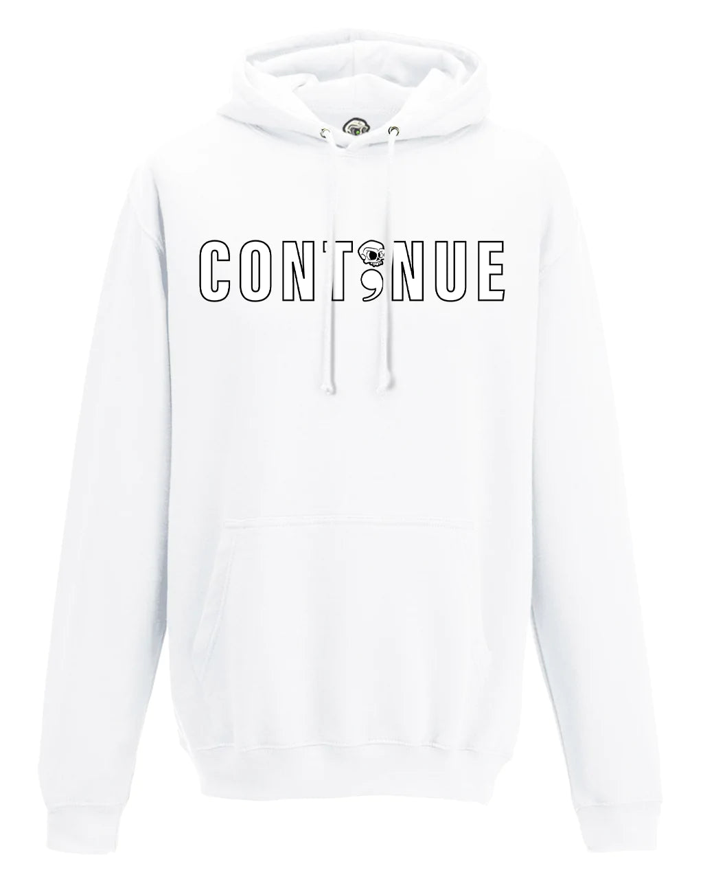 Continue Mental Health Awareness Hoodie By Unsubtle Skulls