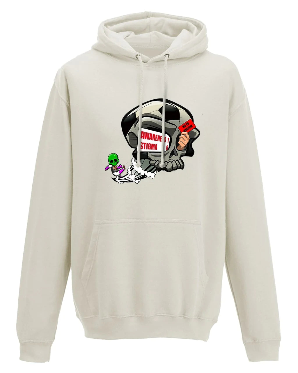 Vanilla Milkshake Anti Racism Awareness Hoodie By Unsubtle Skulls