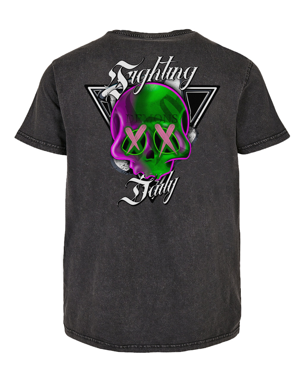 Fighting Demons Daily Back T-Shirt