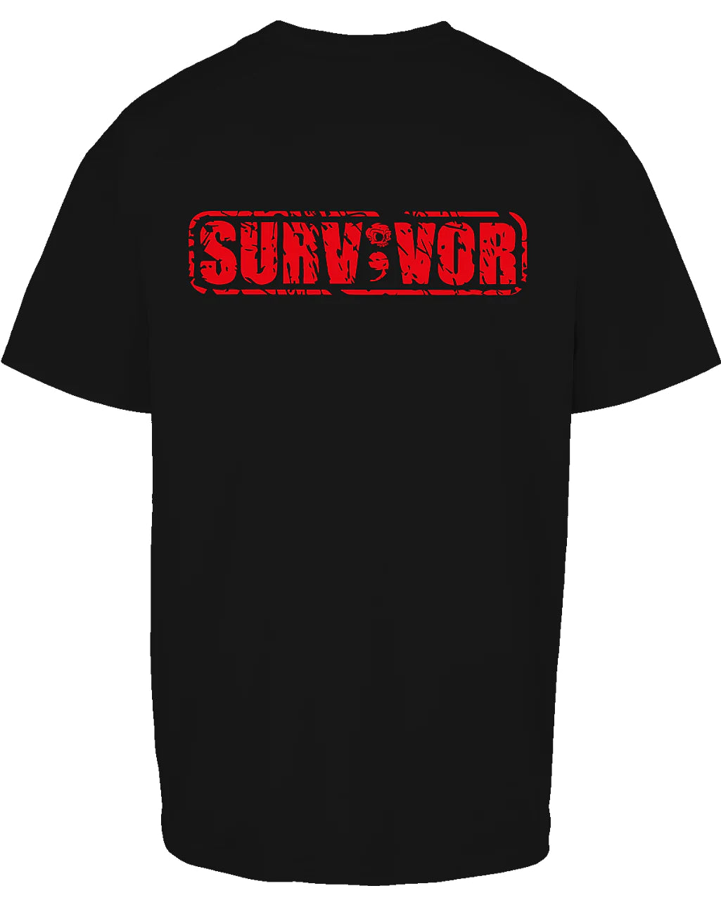 Survivor Red Suicide Awareness Oversized T-Shirt