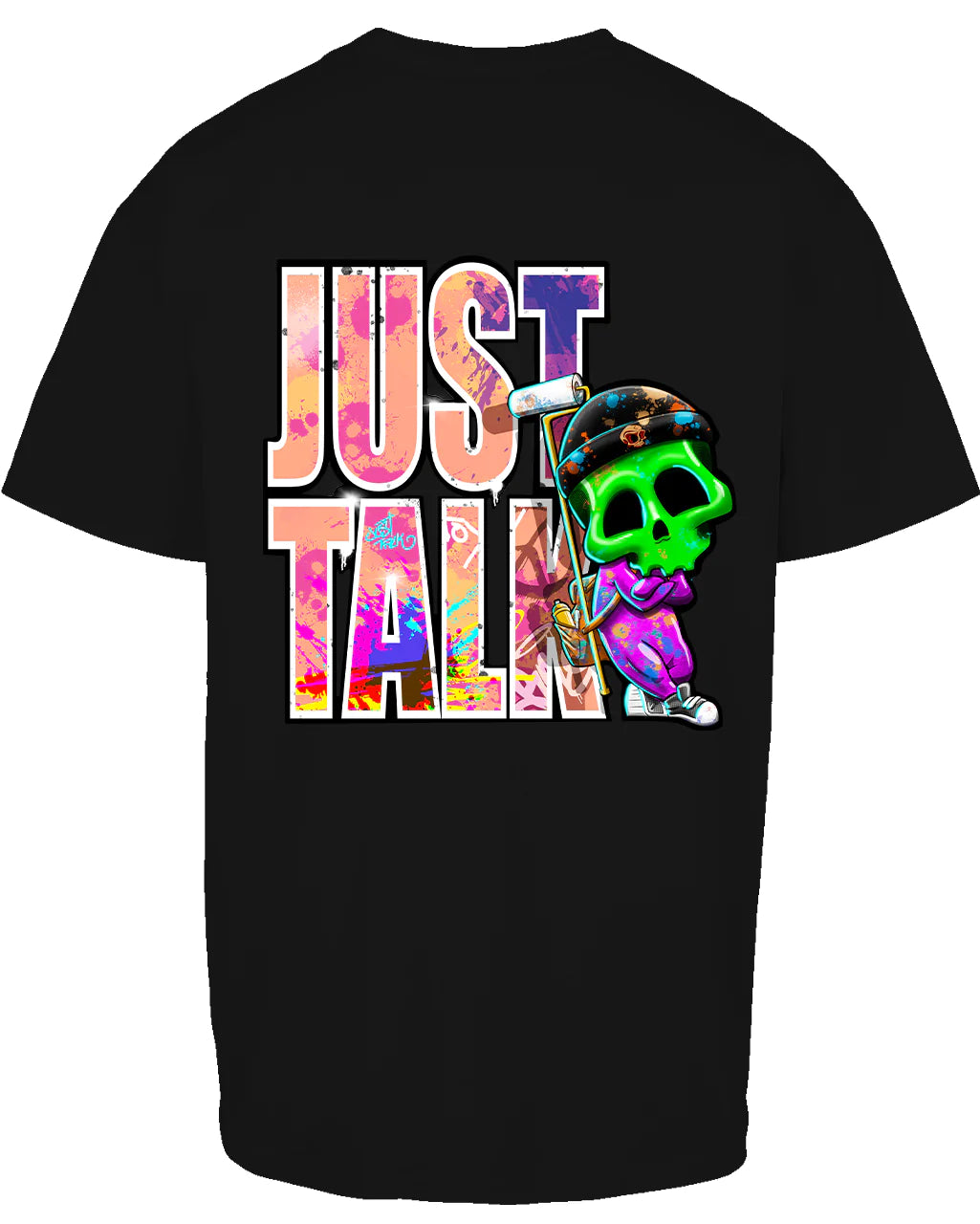 Just Talk Street A-Wear Oversized T-Shirt / Mental Health Awareness