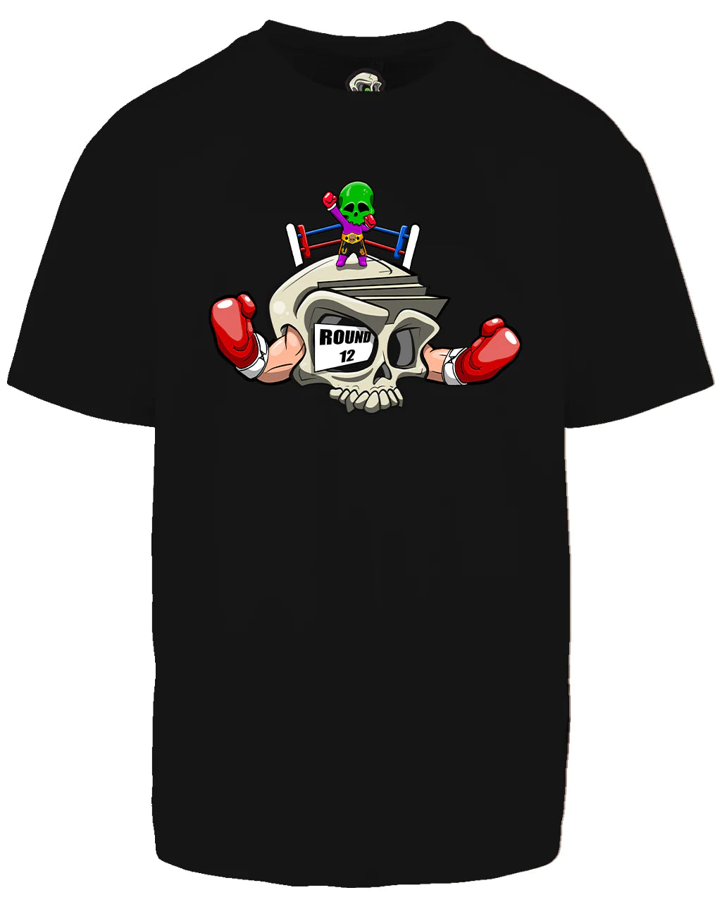 Boxing Skull Oversized T-Shirt