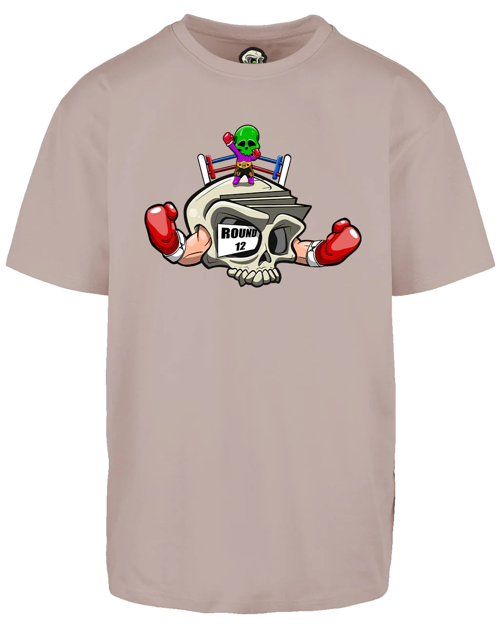 Boxing Skull Oversized T-Shirt