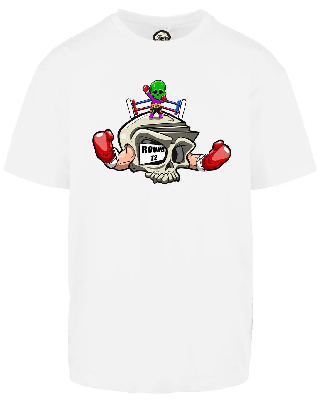 Boxing Skull Oversized T-Shirt