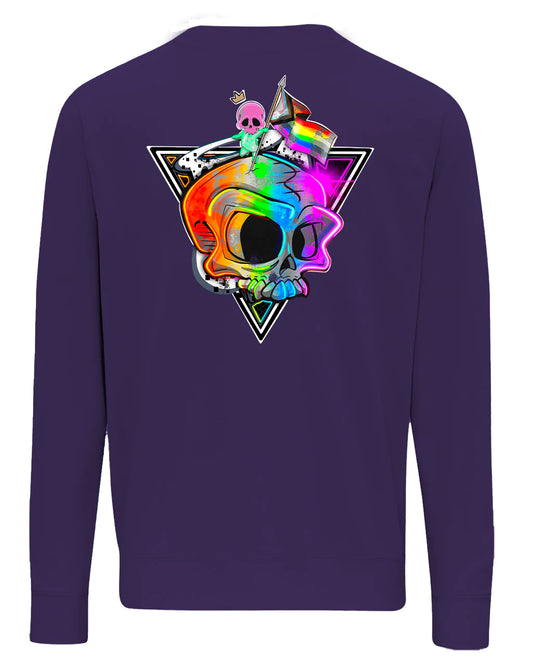 Pride Skull Centre Sweater / Awareness