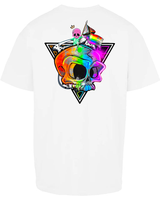 Pride Skull Oversized T-Shirt / Awareness