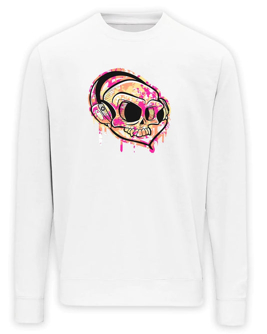 Headphones Mental Health Awareness Sweater By Unsubtle Skulls