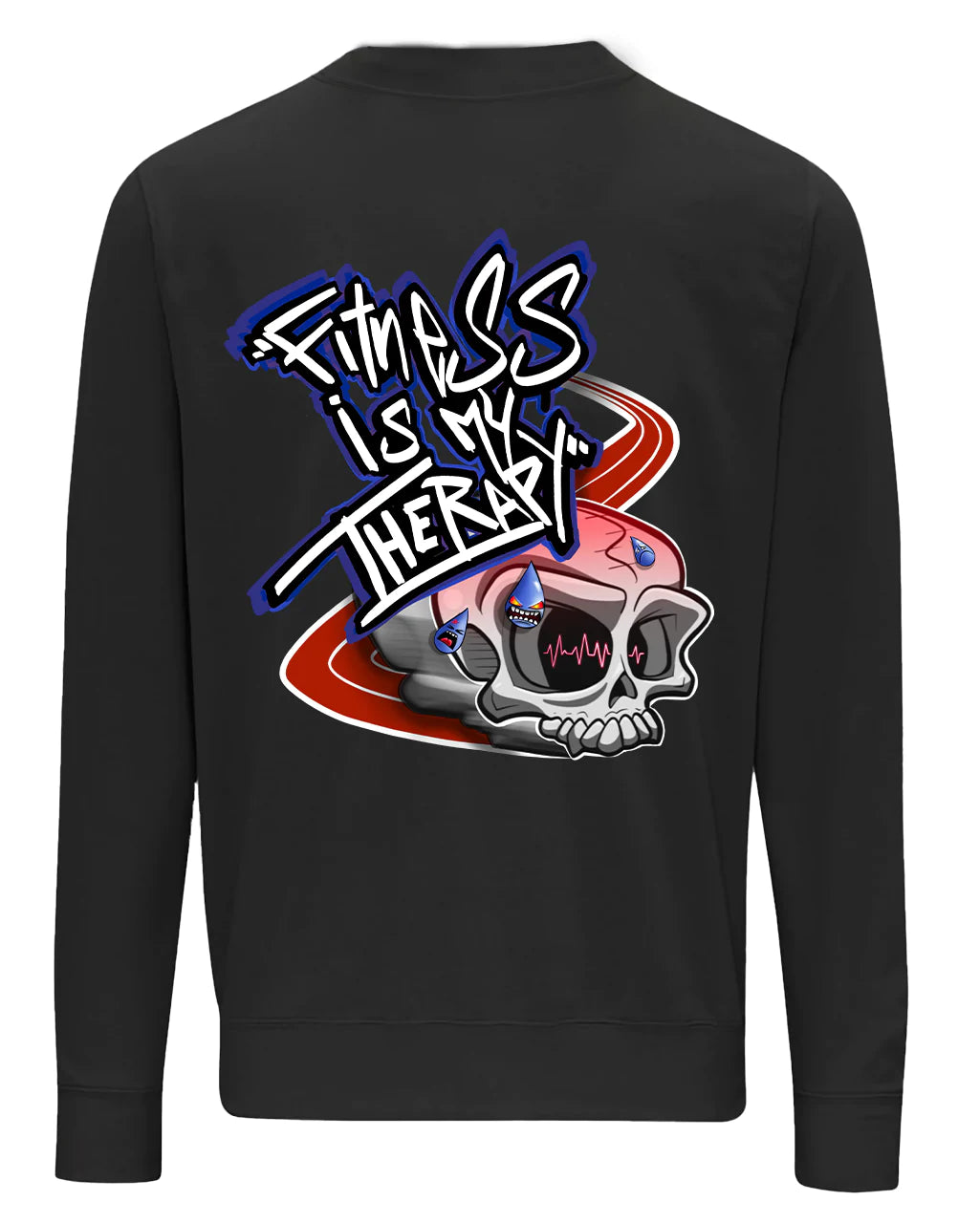 Fitness Is My Therapy Sweater / Mental Health Awareness