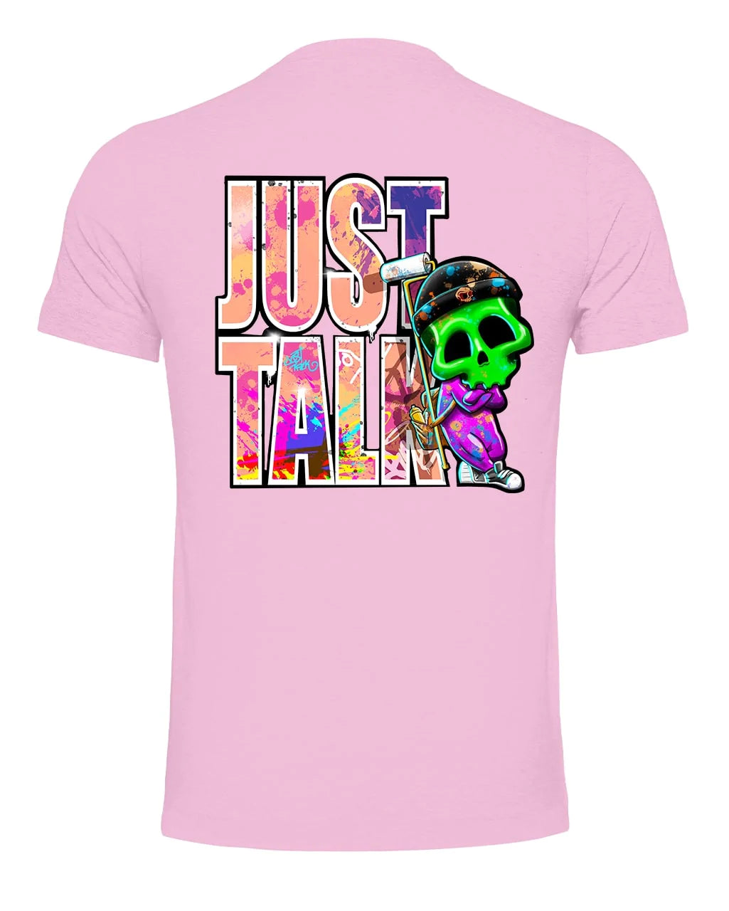 Just Talk Street Aware Mental Health Awareness T-Shirt By Unsubtle Skulls