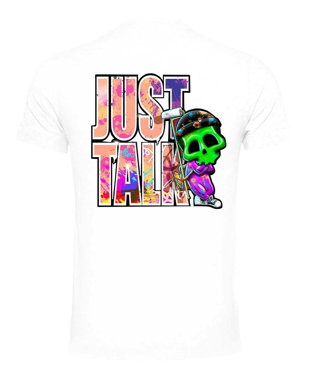 Just Talk Street Aware Mental Health Awareness T-Shirt By Unsubtle Skulls